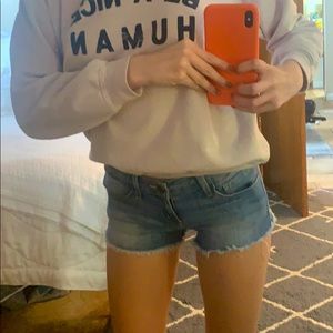 Flying Monkey denim shorts